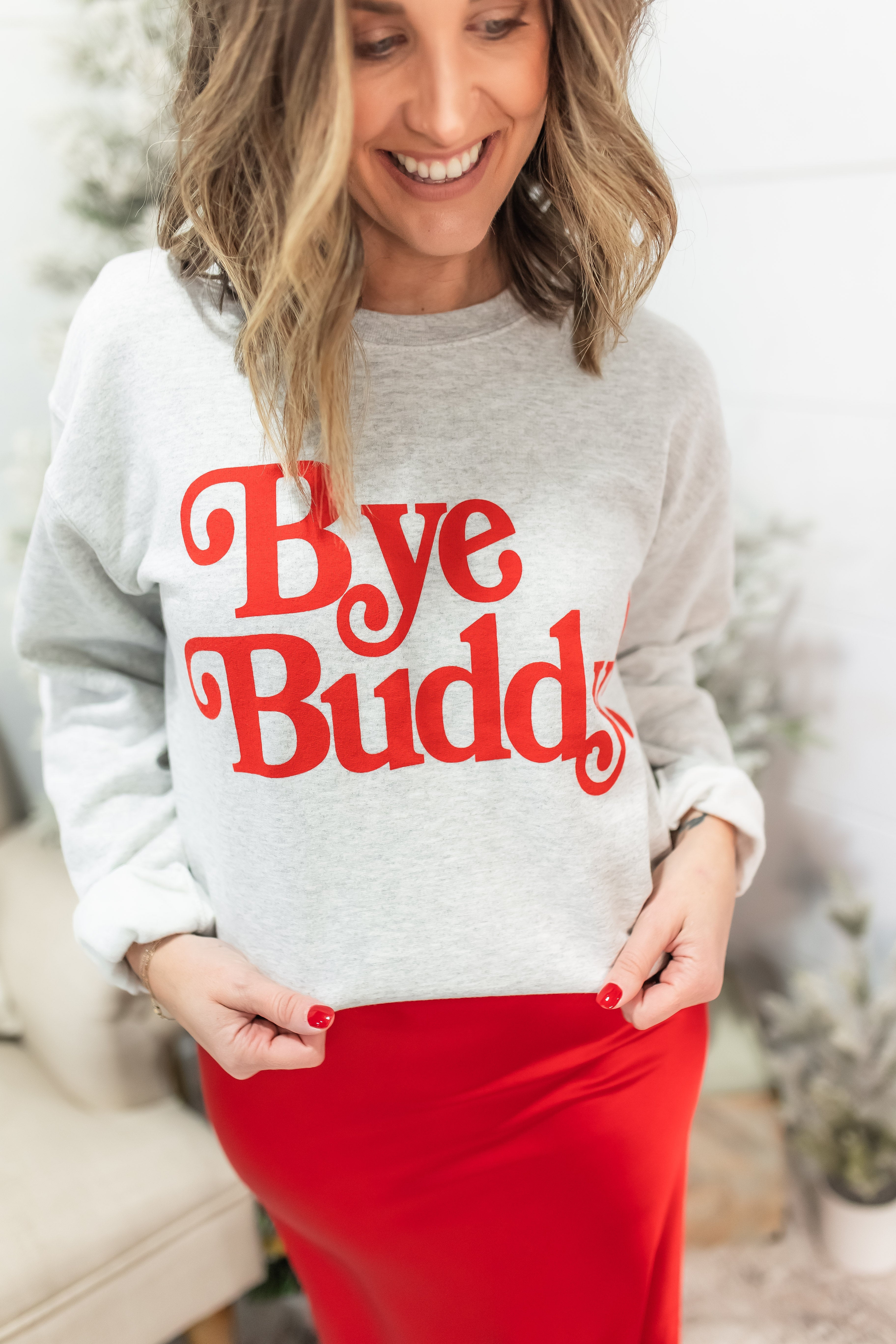 The Bye Buddy Sweatshirt One Eleven Olive Boutique