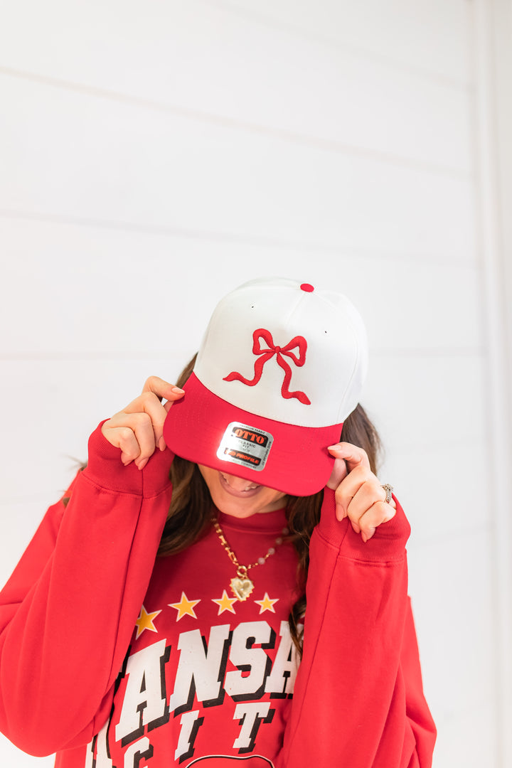 The Red Bow Trucker Hat