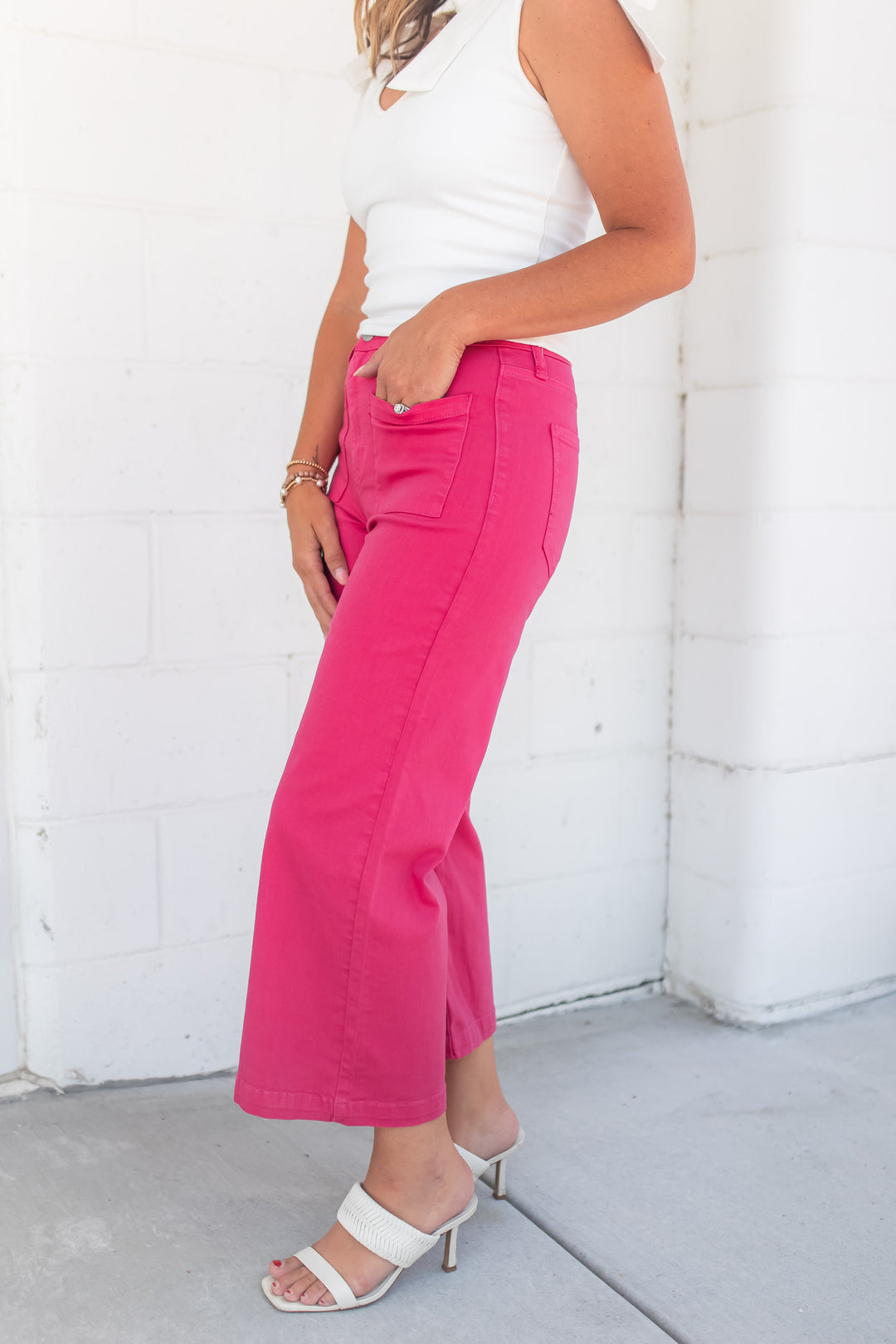 The Sunnie High Rise Crop Jeans