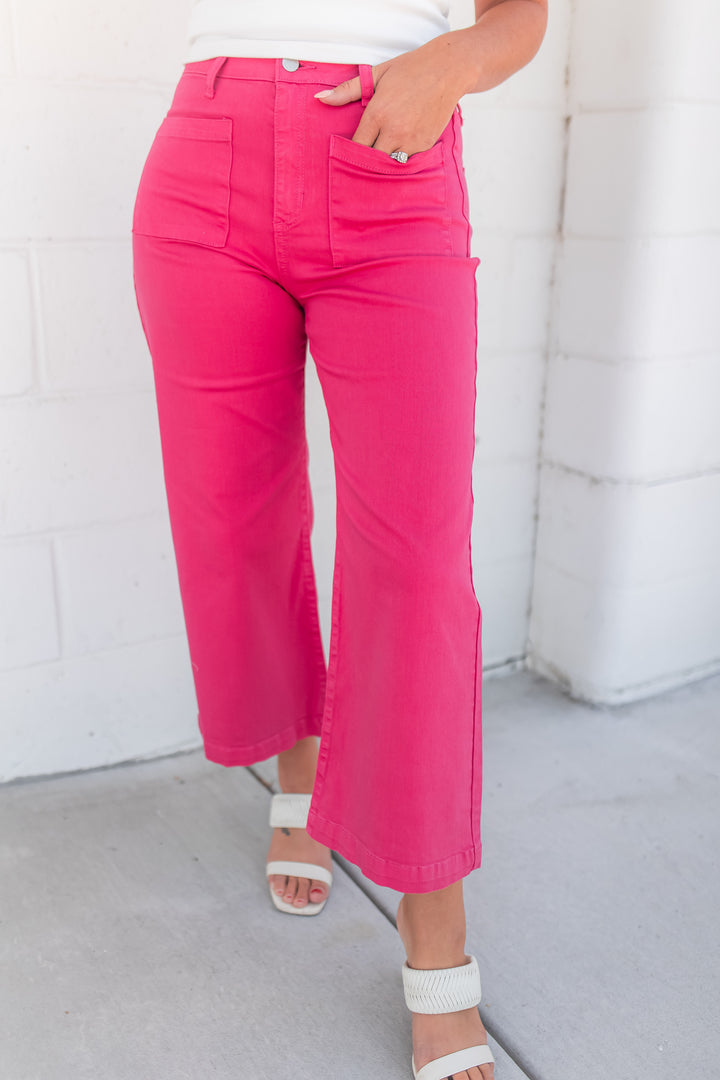 The Sunnie High Rise Crop Jeans