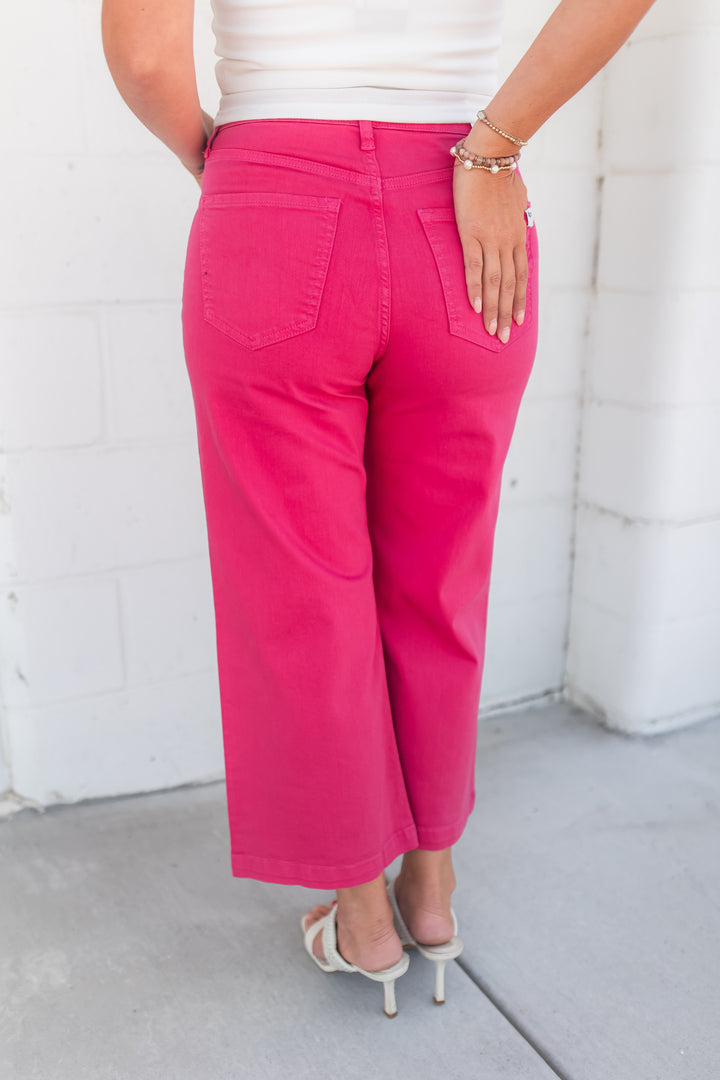 The Sunnie High Rise Crop Jeans