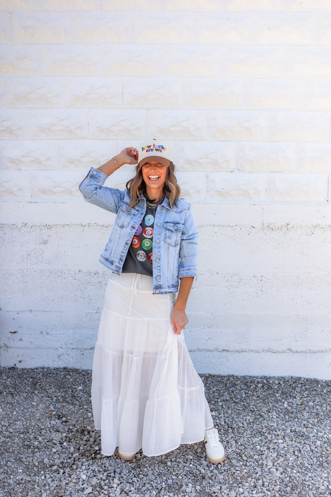 The White Radiance Maxi Skirt