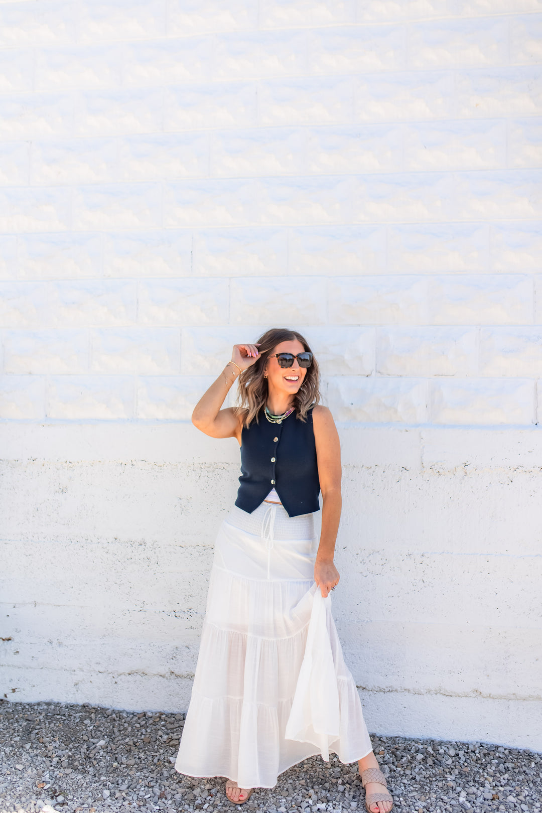 The White Radiance Maxi Skirt