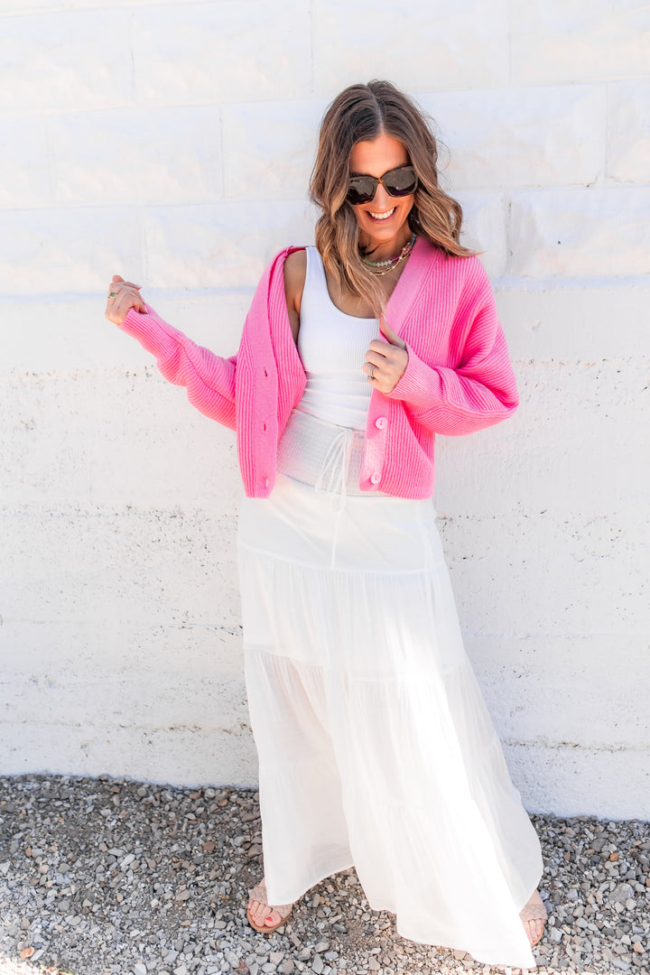 The White Radiance Maxi Skirt