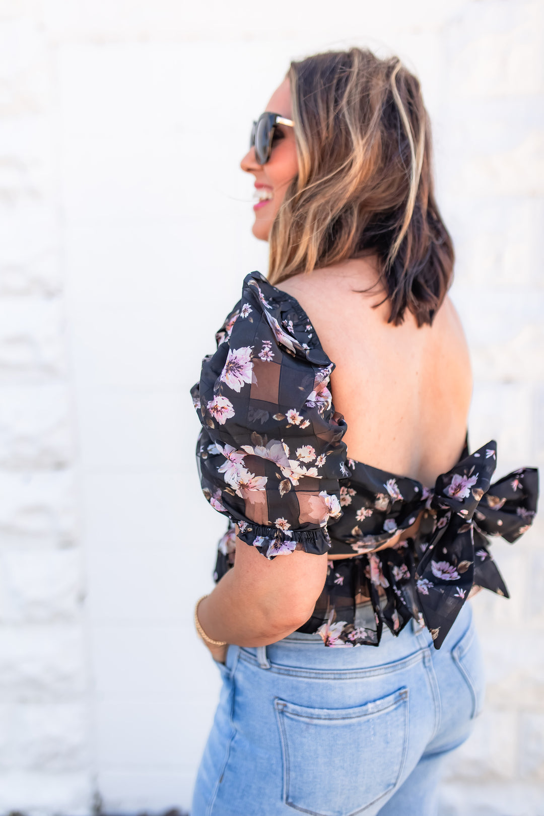 The Chloe Flower Tie Top [Buddy Love]