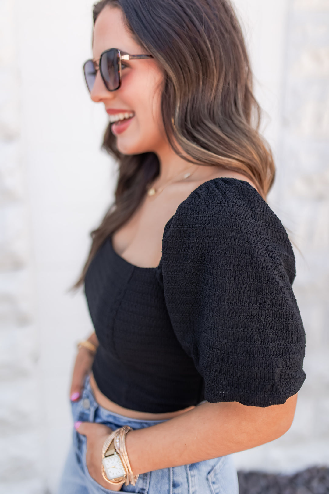 The Midnight Flutter Top