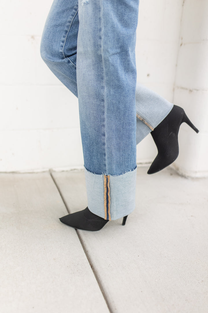 The Scotty High Rise Cuffed Jeans