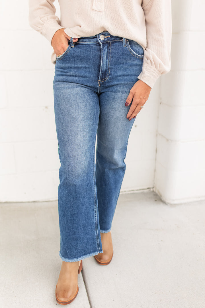 The Selma Crop Straight Jeans