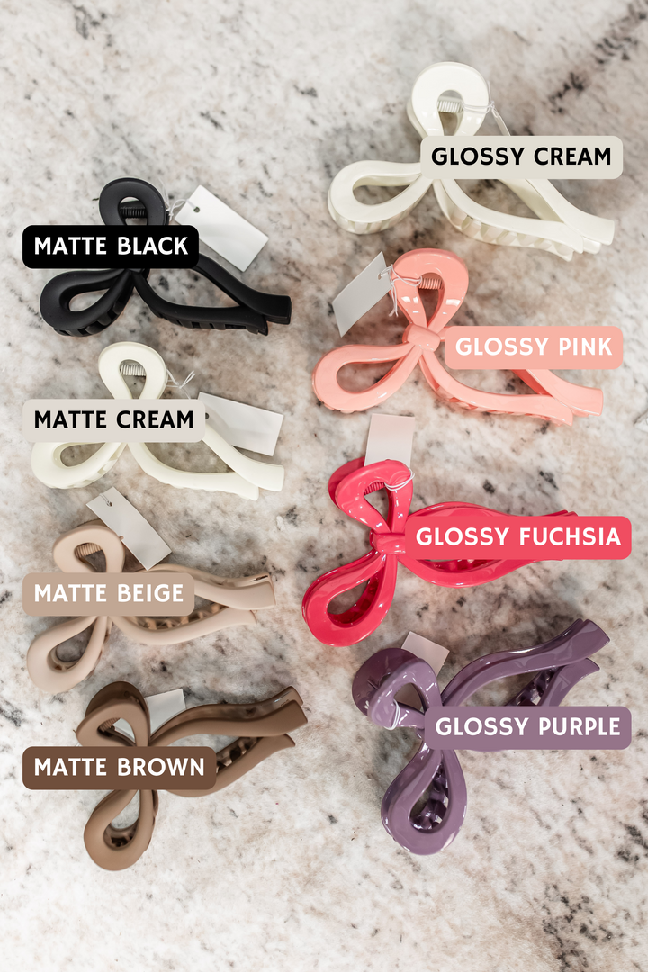 The Ribbon Hair Clips